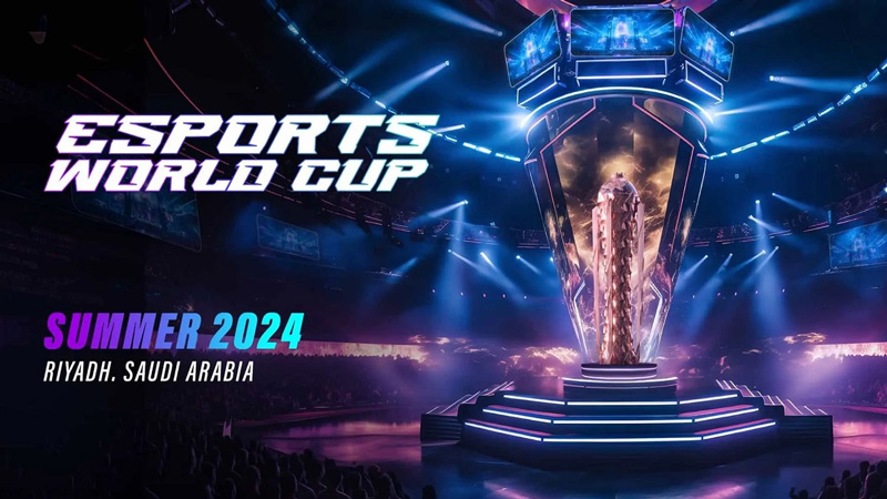 Affiche de l'Esports World Cup qui se déroulera cet été en Arabie Saoudite