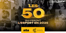 Découvrez les « 50 personnalités françaises qui feront l'esport en 2025 »