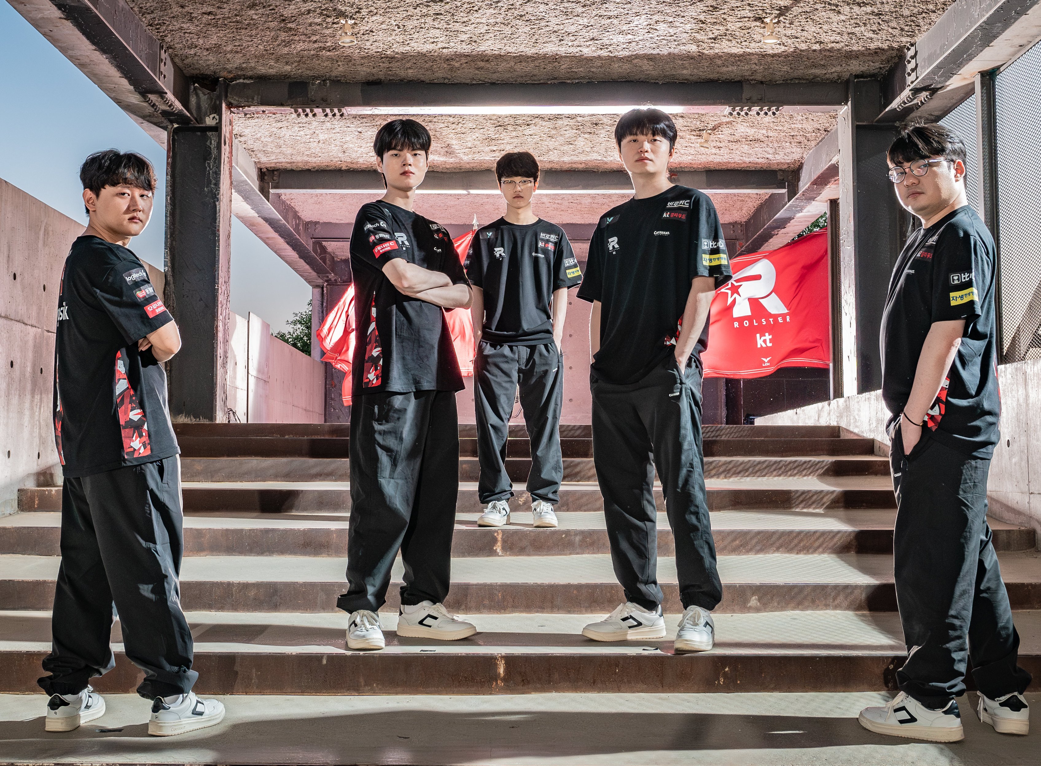 Les joueurs KT, officiant en LCK