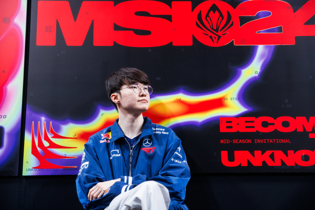 Faker, le midlaner de T1, participe à son 7e MSI @Riot Games