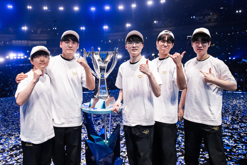 Faker et T1, champions des Worlds 2023