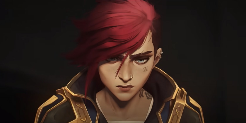 Vi, dans le teaser de la Saison 2 d'Arcane